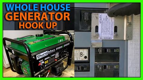 can you hook up a generator to your electrical box|how to connect portable generator to house.